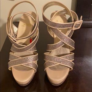 Christian Louboutin size 38 match w/every color
